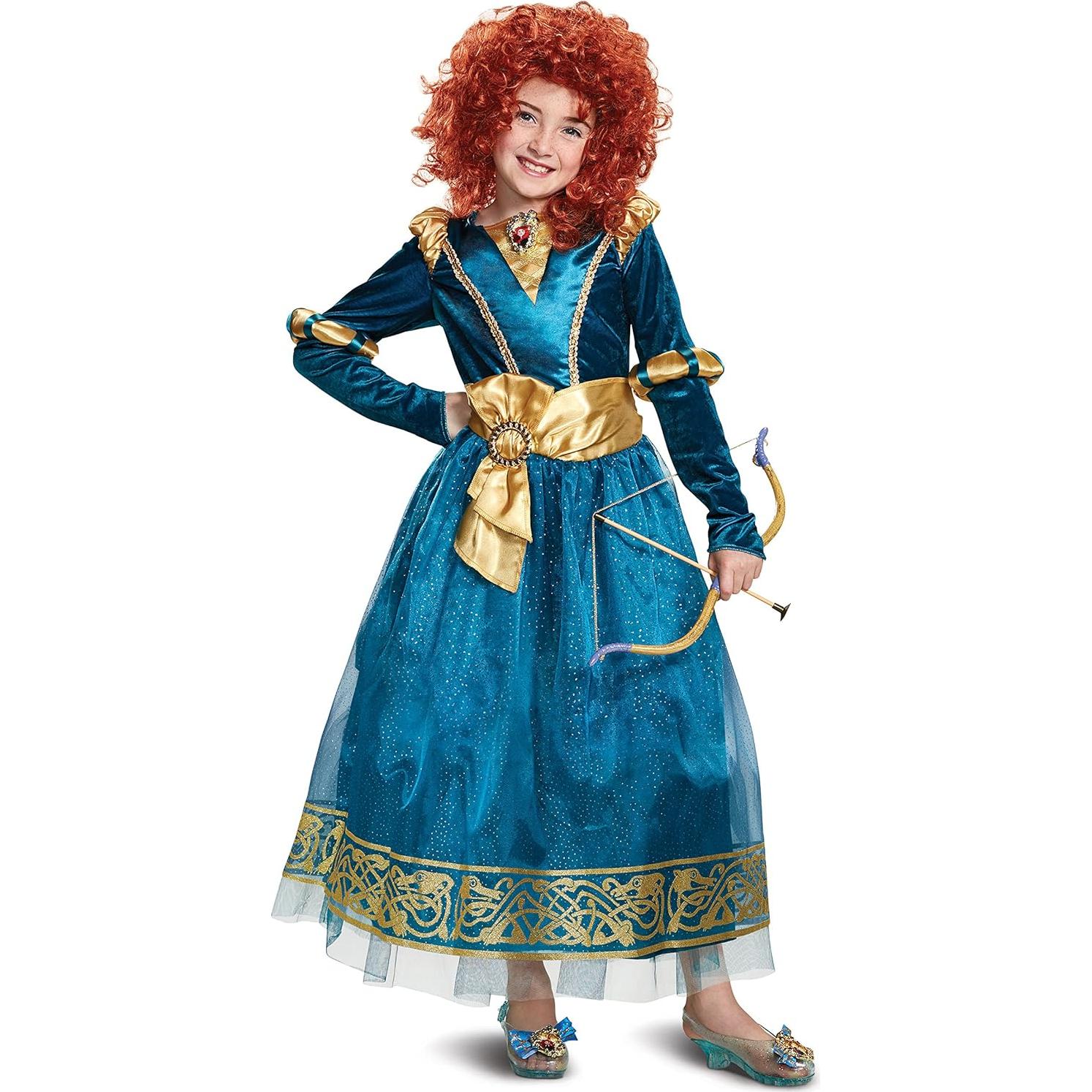 Disfraz Princesa Disney Merida Deluxe Verde 3T-4T