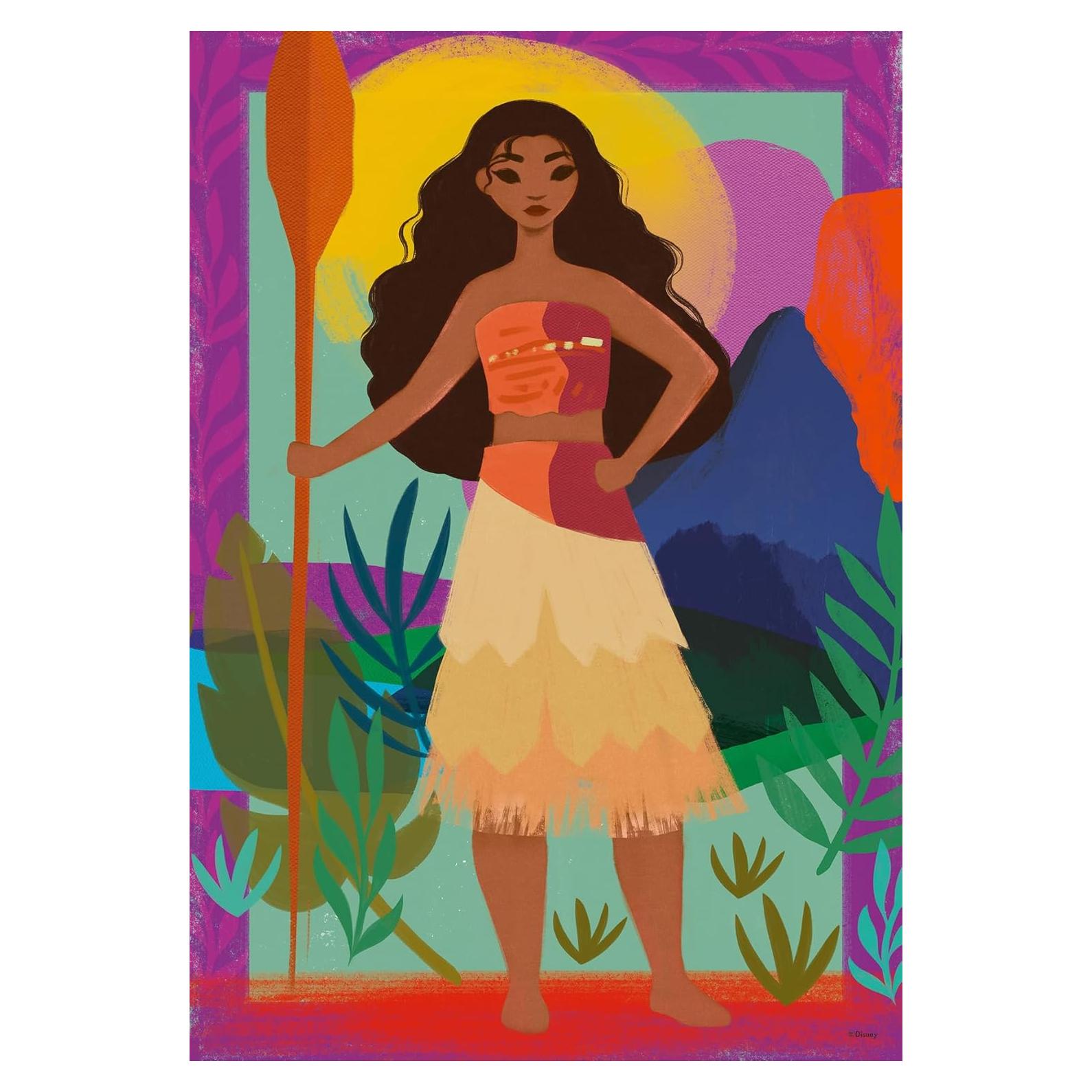 Rompecabezas Ravensburger Moana 300 Piezas - Arte Oceánico