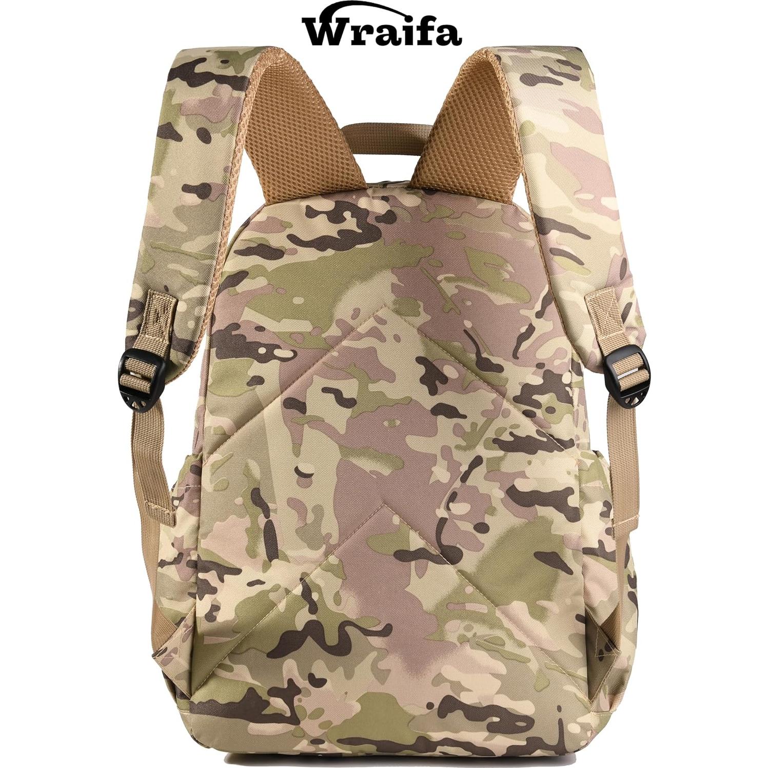 Mochila Escolar Impermeable Wraifa Verde Amy Pequeña 18L