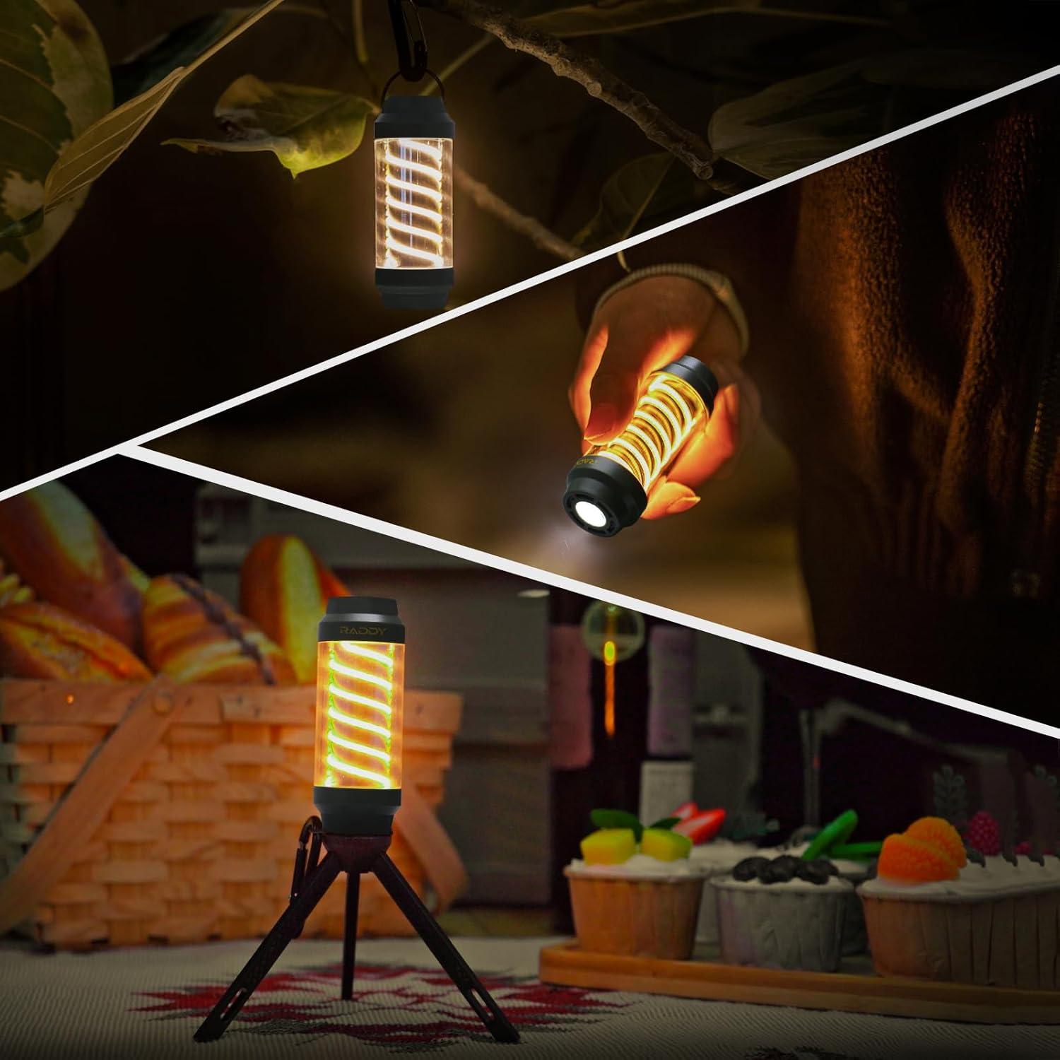 Linterna Portátil Raddy CL-1 Recargable IPX6 7 Modos Luz