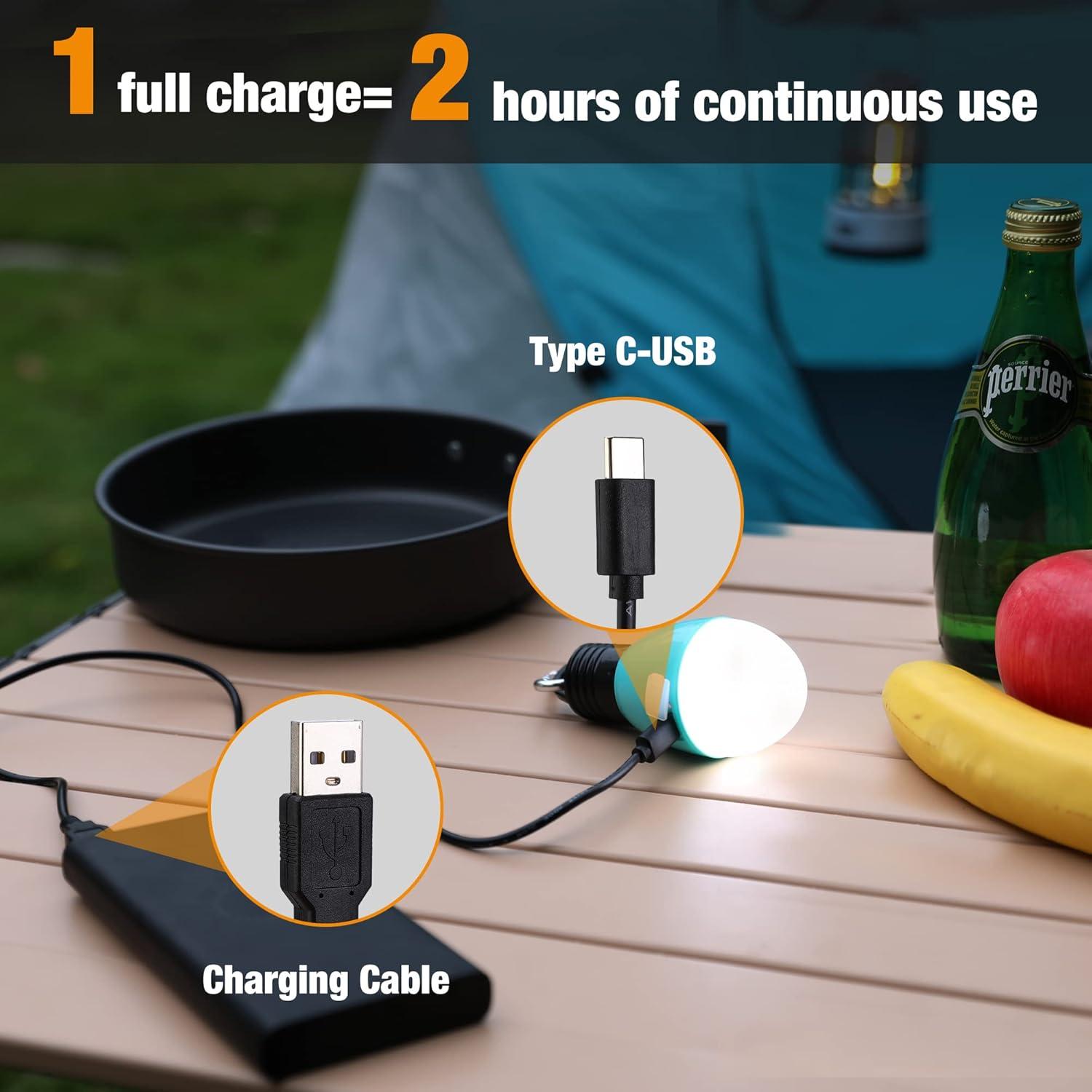 Linterna de Camping Recargable EverBrite 150 Lúmenes Azul