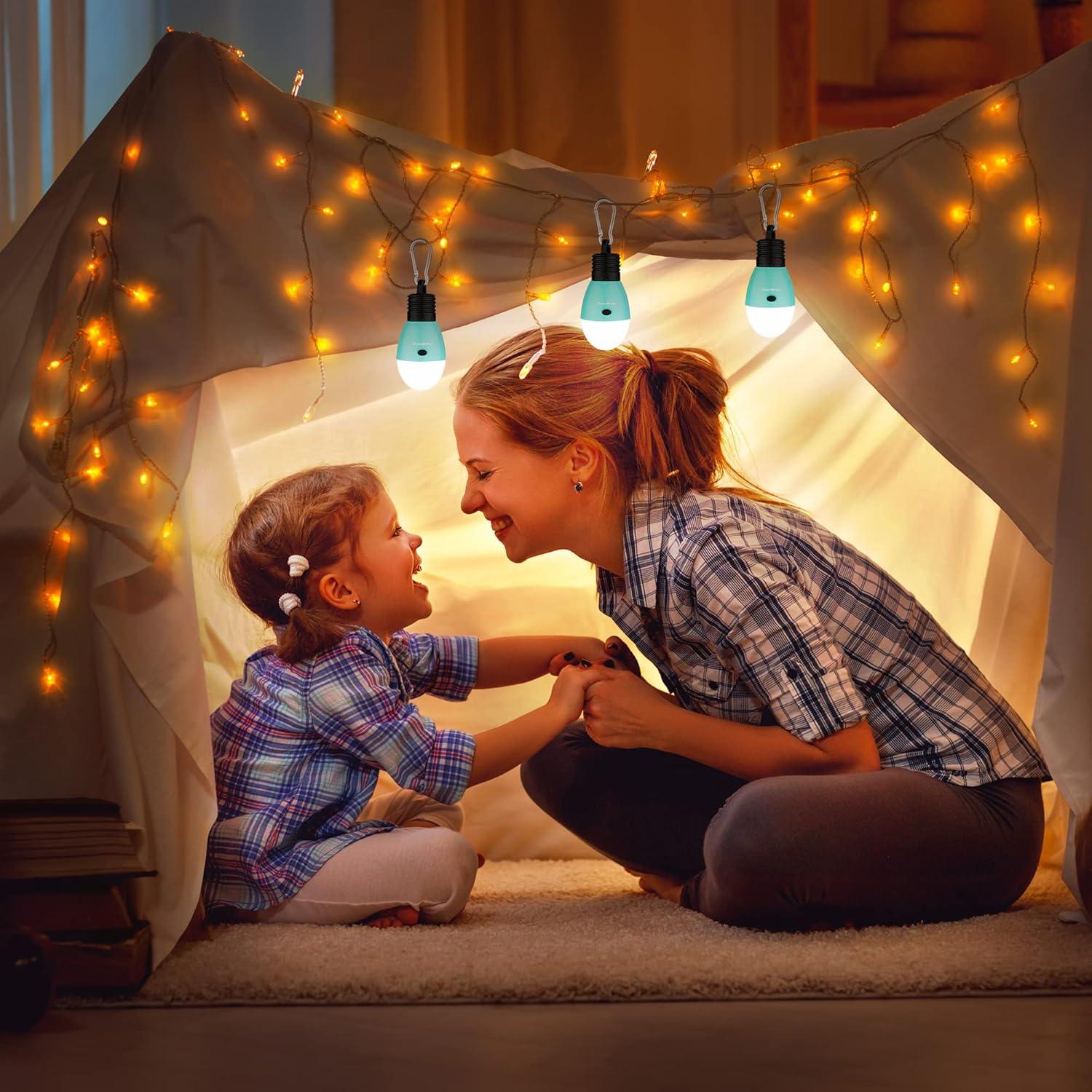 Linterna de Camping Recargable EverBrite 150 Lúmenes Azul