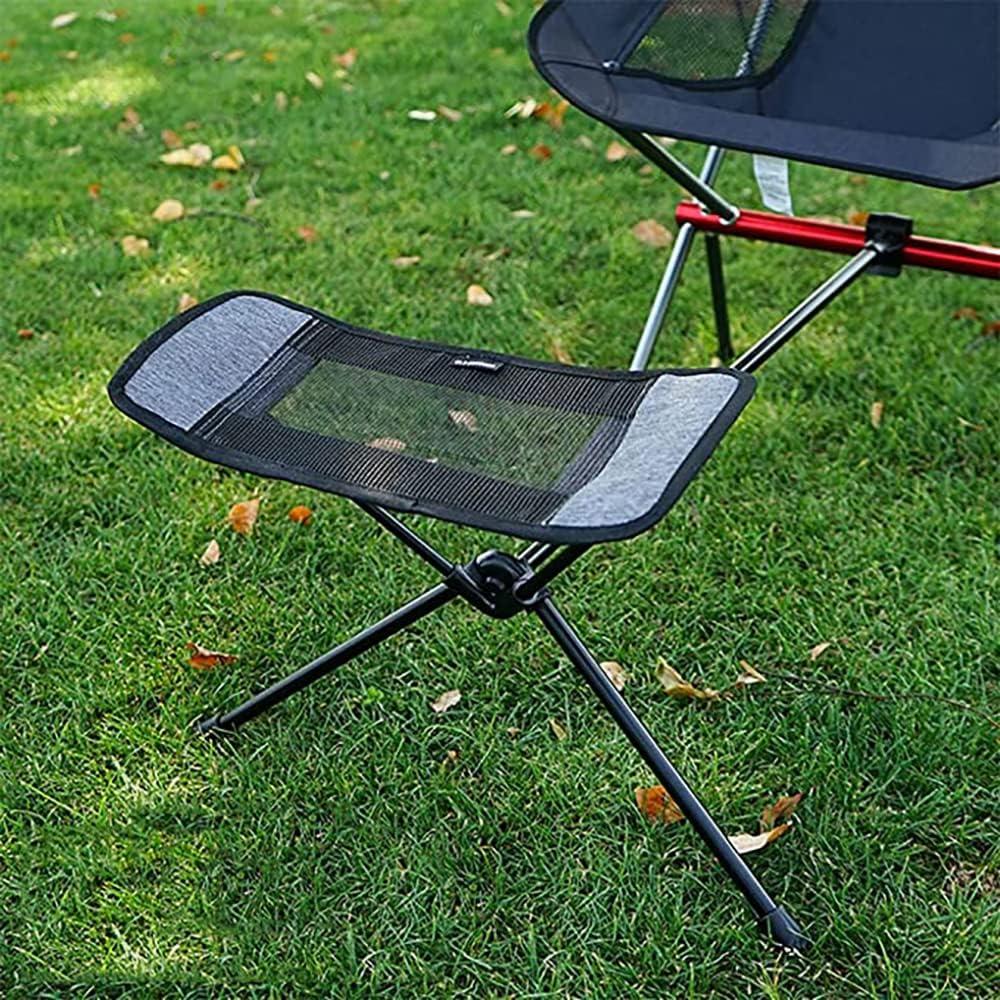 Silla Plegable Reclinable YWHWLX para Camping y Playa - Negro