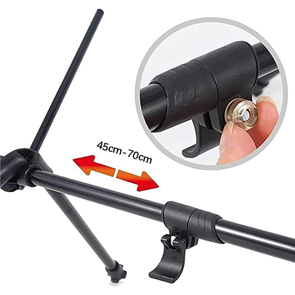 Silla Plegable Reclinable YWHWLX para Camping y Playa - Negro