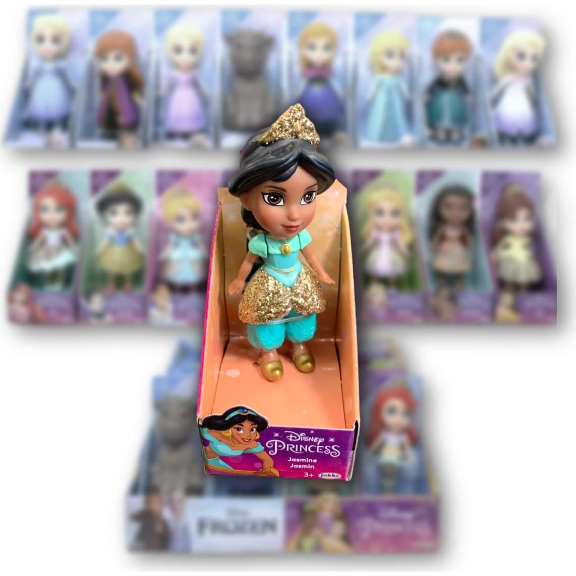 Muñeca Mini Poseable Princesa Disney Jazmín 8.89 cm