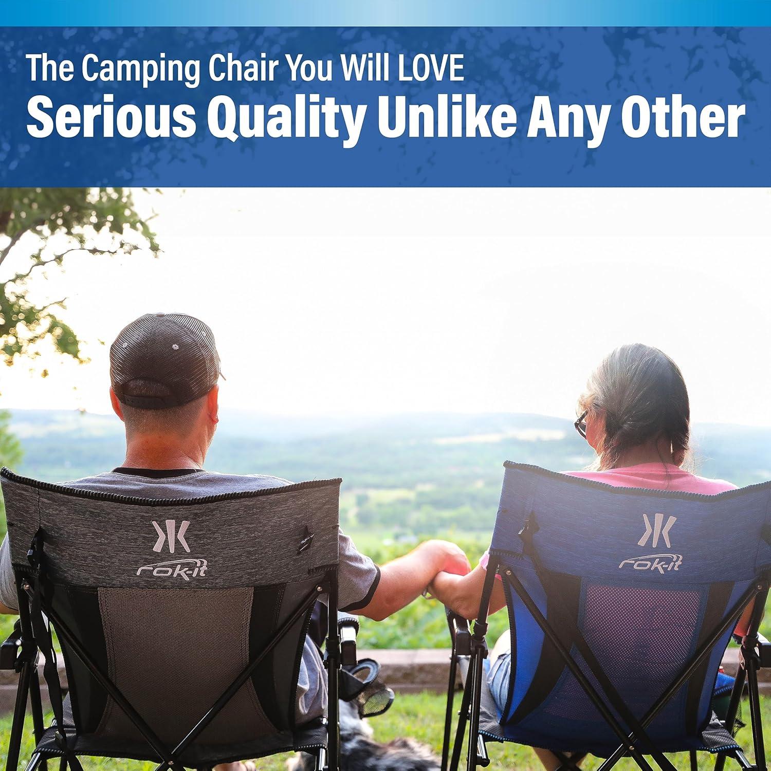 Silla de Camping Balanceante Kijaro Rok-it - Hallett Peak Gray