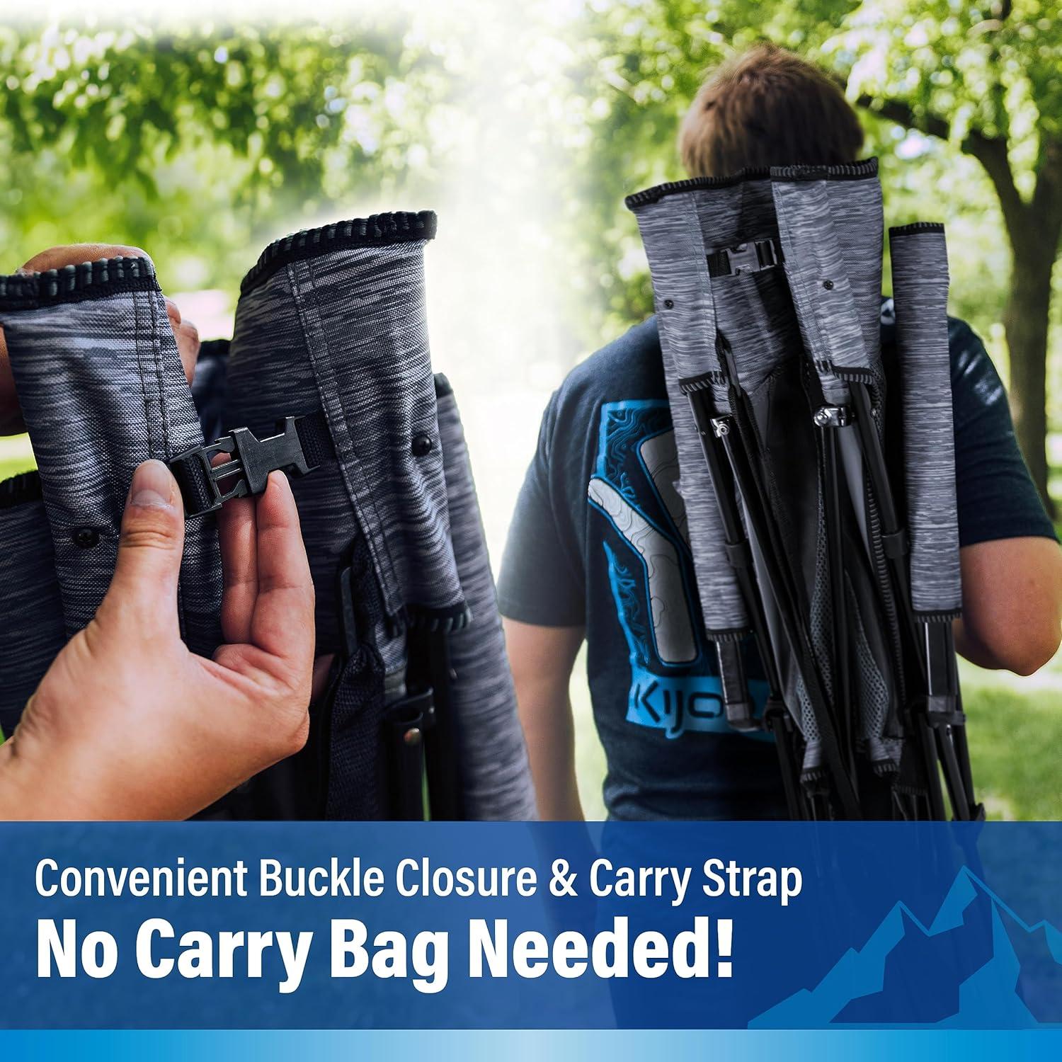 Silla de Camping Balanceante Kijaro Rok-it - Hallett Peak Gray