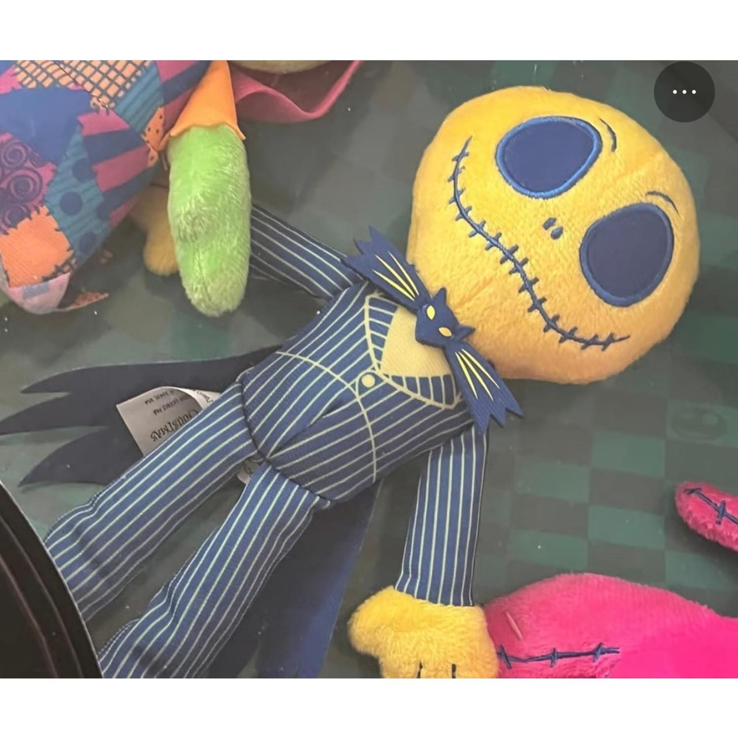 Conjunto de Peluches Neón Disney Tim Burton 4 Piezas