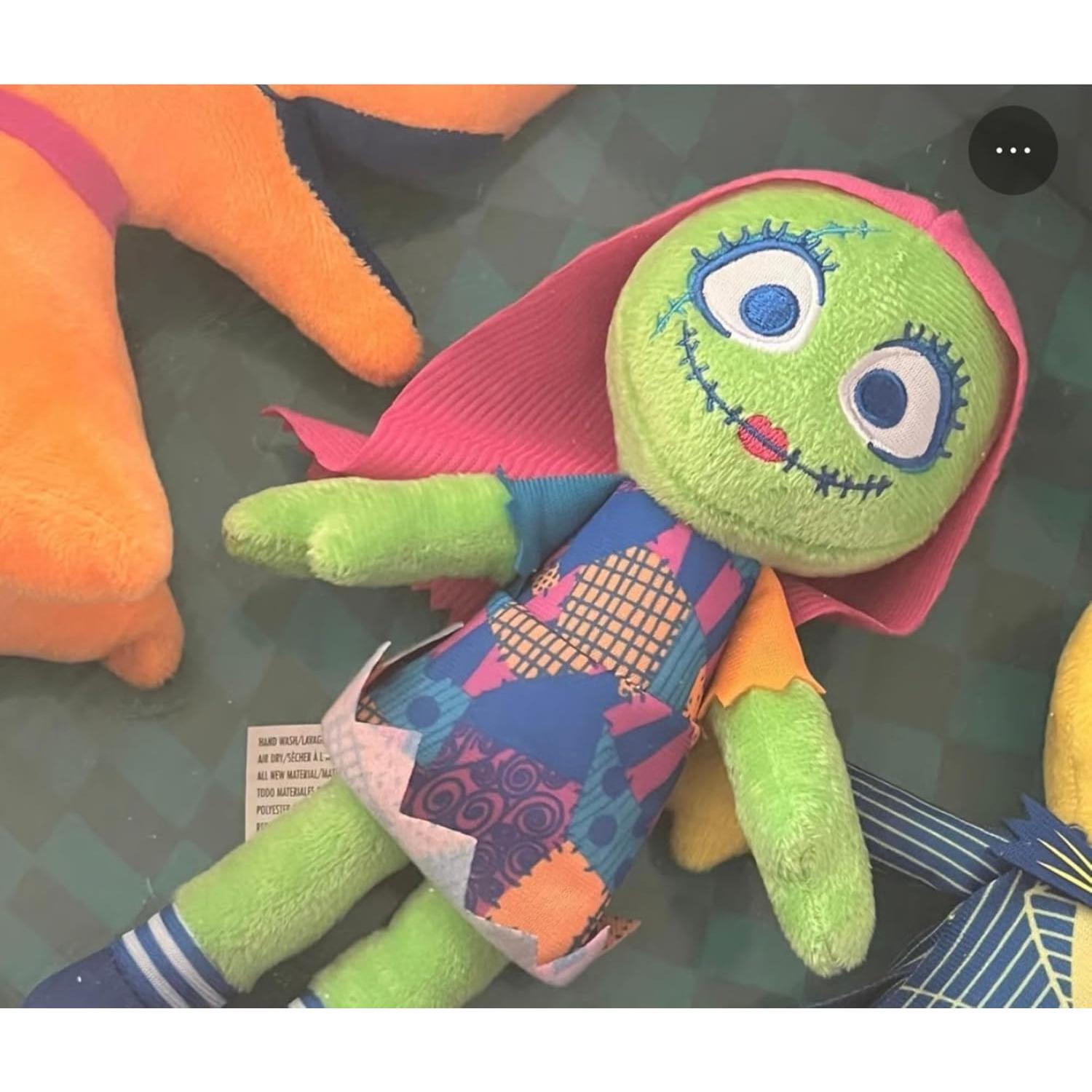 Conjunto de Peluches Neón Disney Tim Burton 4 Piezas