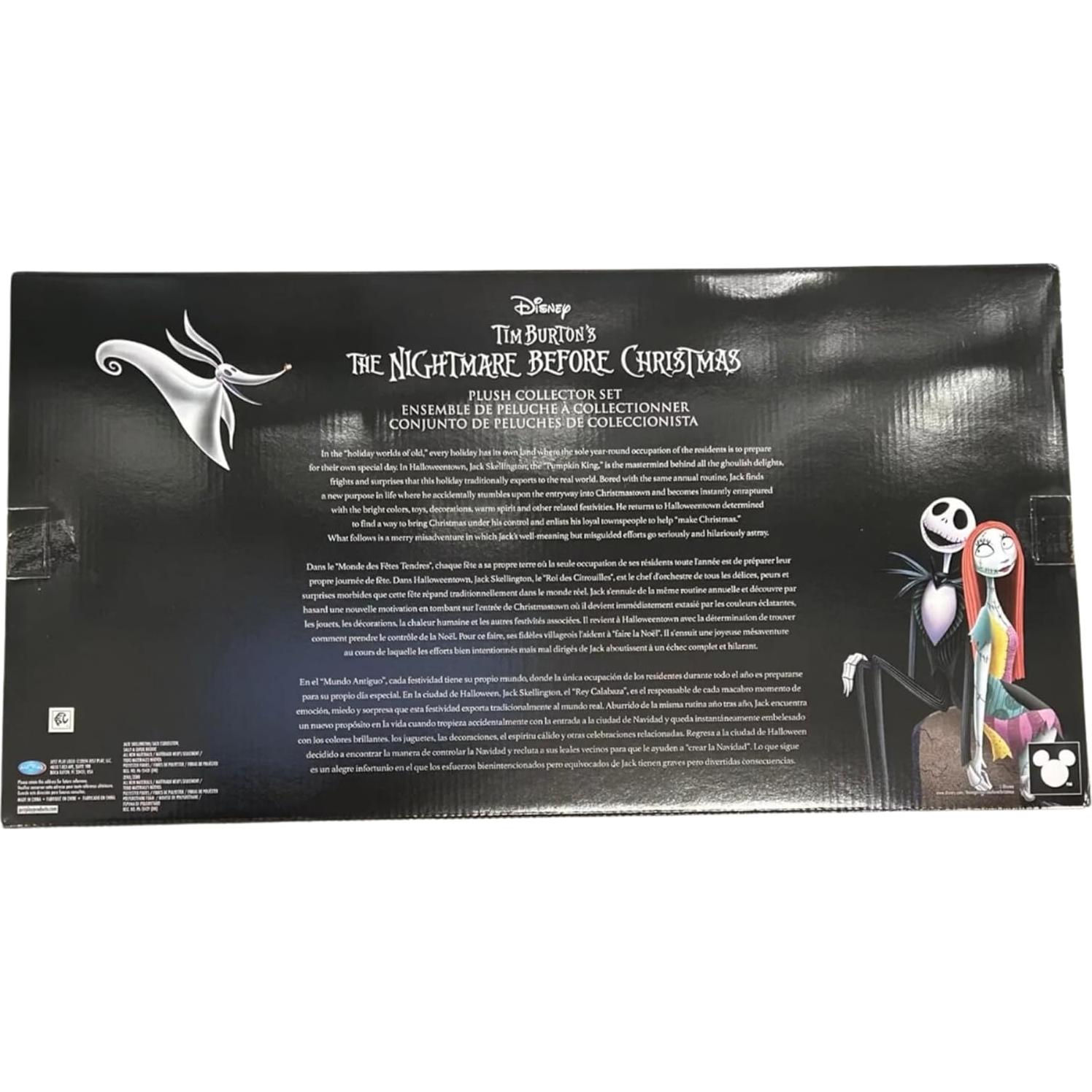 Conjunto de Peluches Neón Disney Tim Burton 4 Piezas