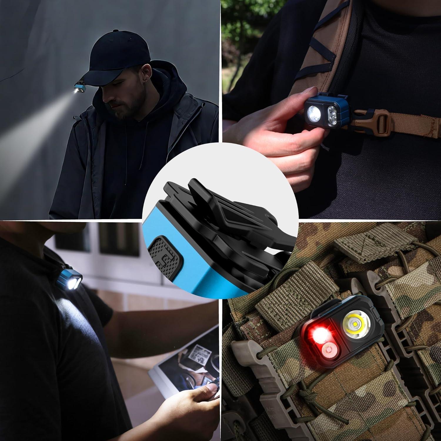 Linterna Frontal LED Recargable EverBrite, 7 Modos, IP67, 45g