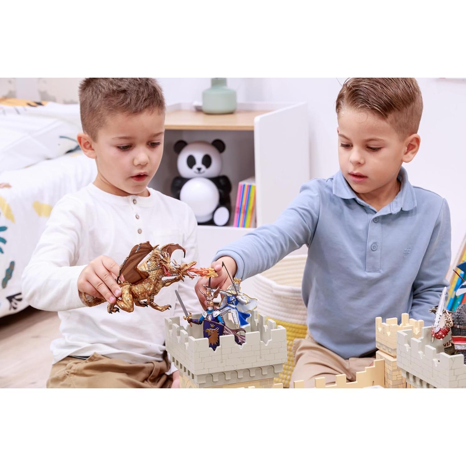 Figurita Medieval Pintada a Mano Papo Príncipe Azul 10 cm