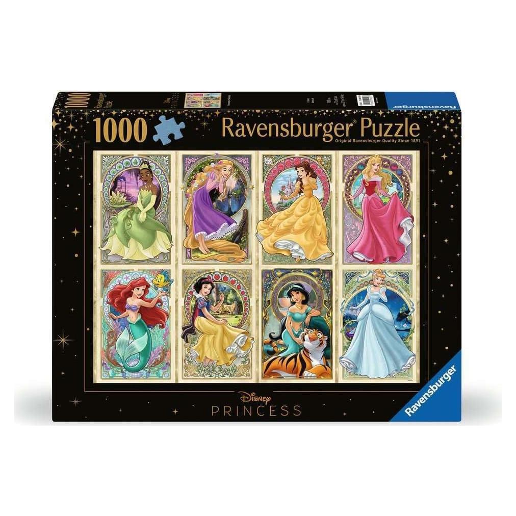 Rompecabezas Ravensburger Princesas Disney Art Nouveau 1000 Piezas