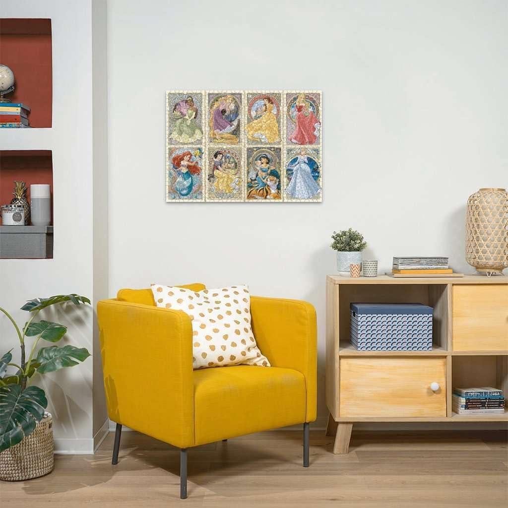 Rompecabezas Ravensburger Princesas Disney Art Nouveau 1000 Piezas