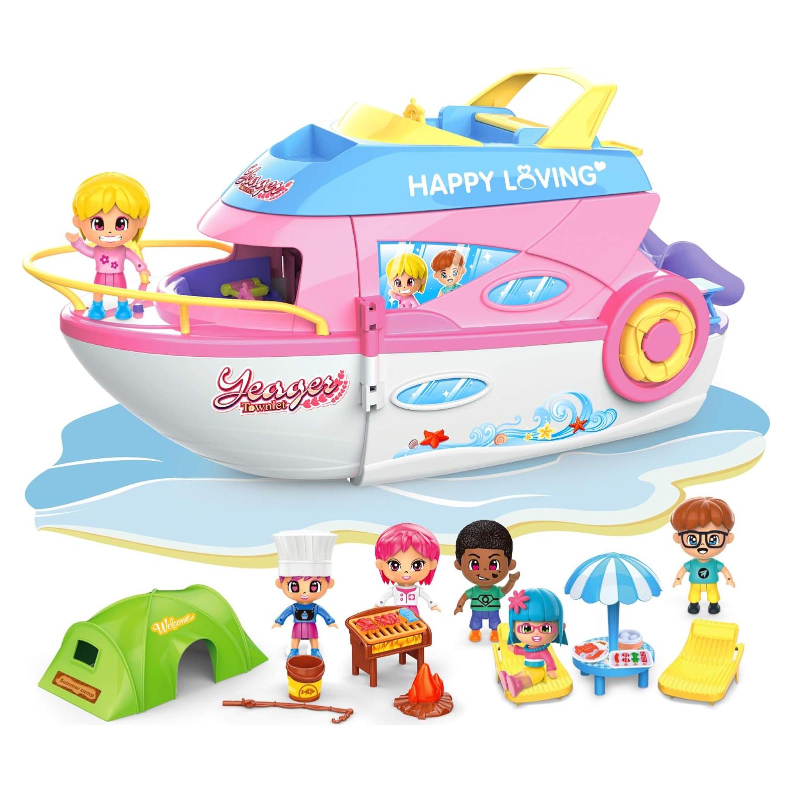 Casa de Muñecas en Barco iPlay, iLearn para Niñas 3-12 Años
