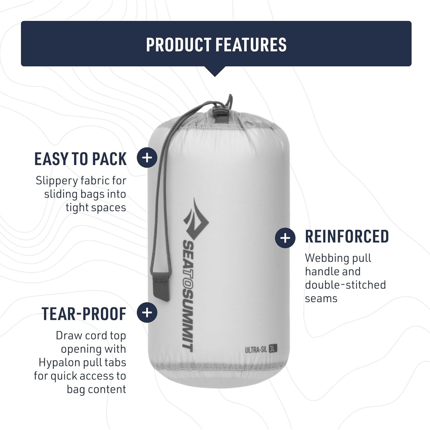 Saco de Almacenamiento Ultraligero Sea to Summit 1.5L Azul