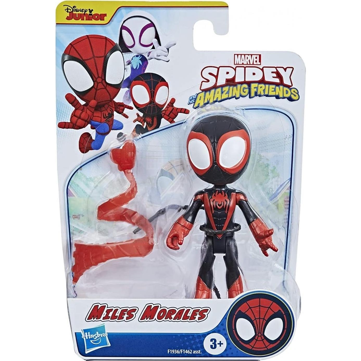 Figura de Acción Marvel Miles Morales 10 cm con Accesorio