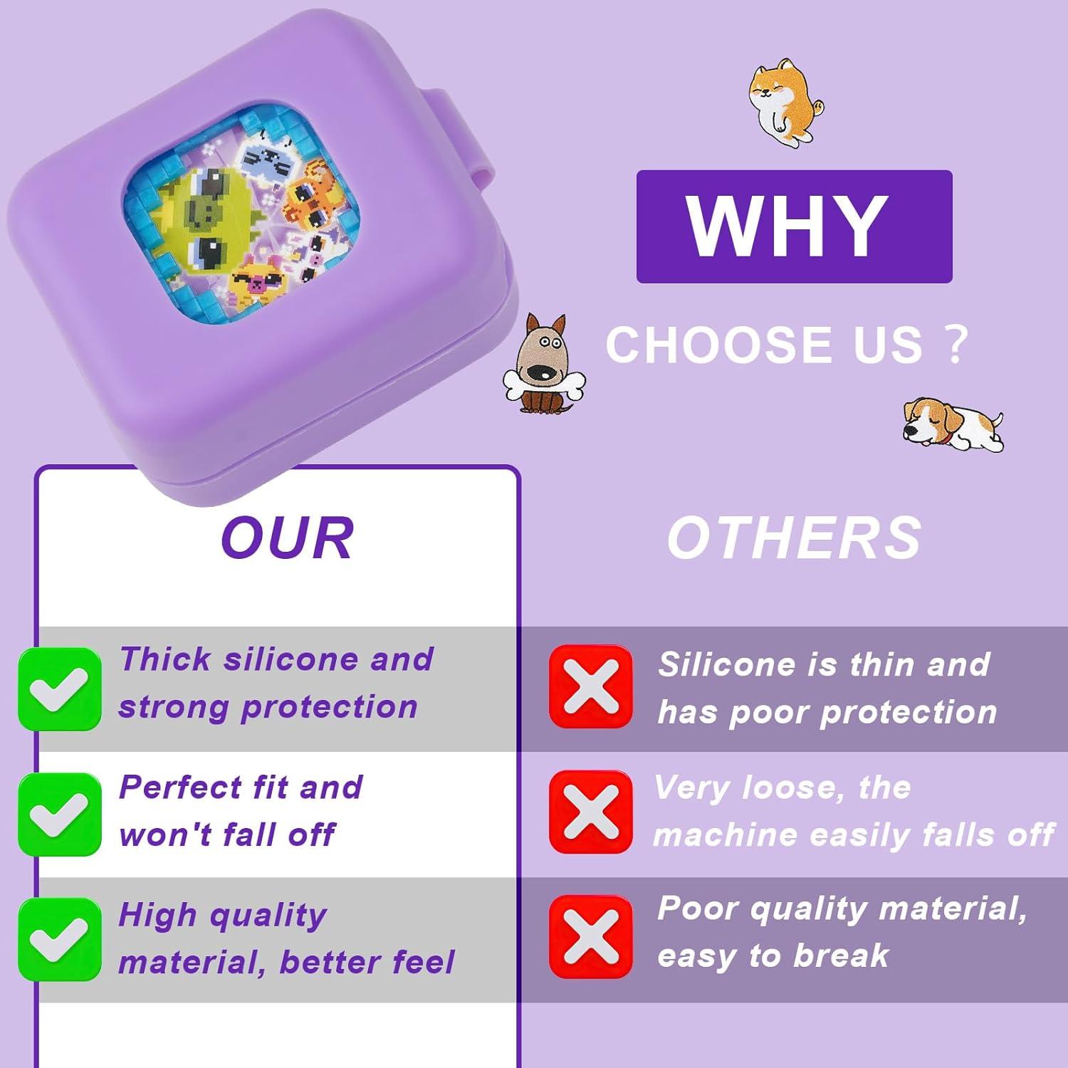 Funda de Silicona MGZNMTY para Bitzee Magicals - Púrpura