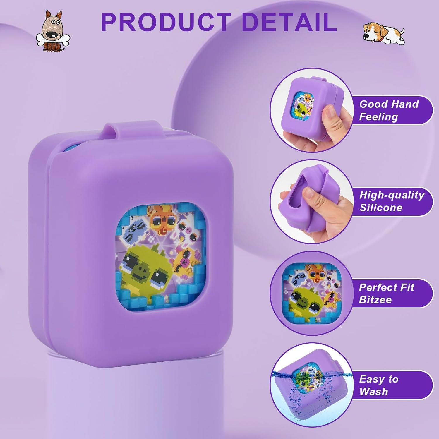 Funda de Silicona MGZNMTY para Bitzee Magicals - Púrpura