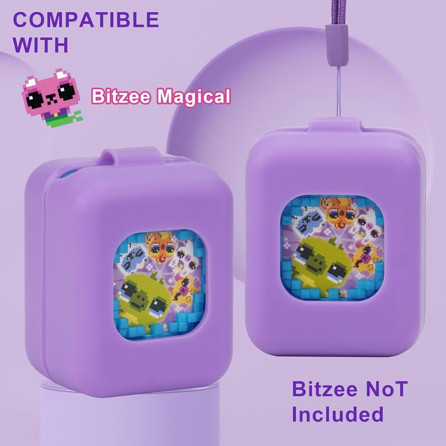 Funda de Silicona MGZNMTY para Bitzee Magicals - Púrpura