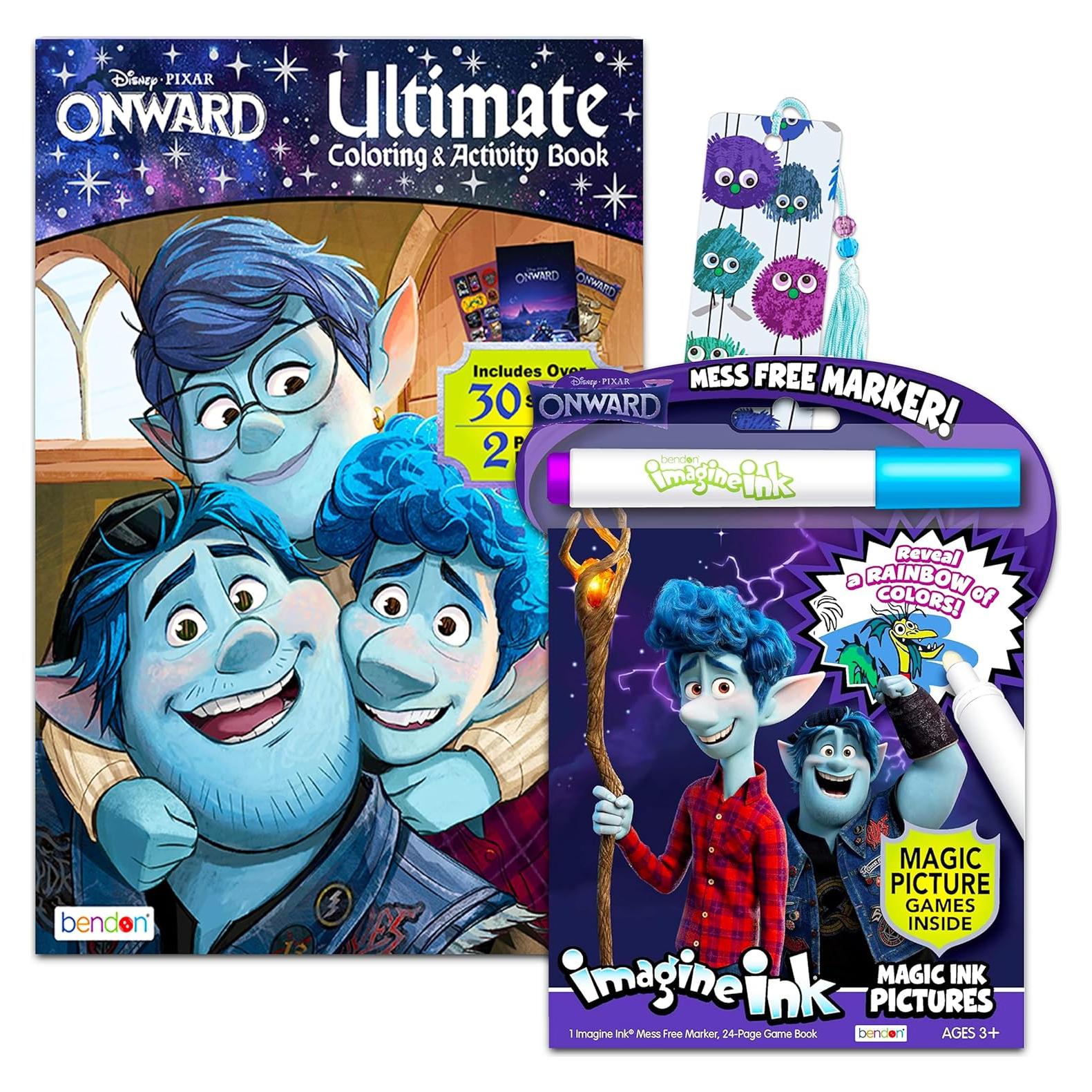 Conjunto de Libros para Colorear Disney Onward - 2 Paquetes