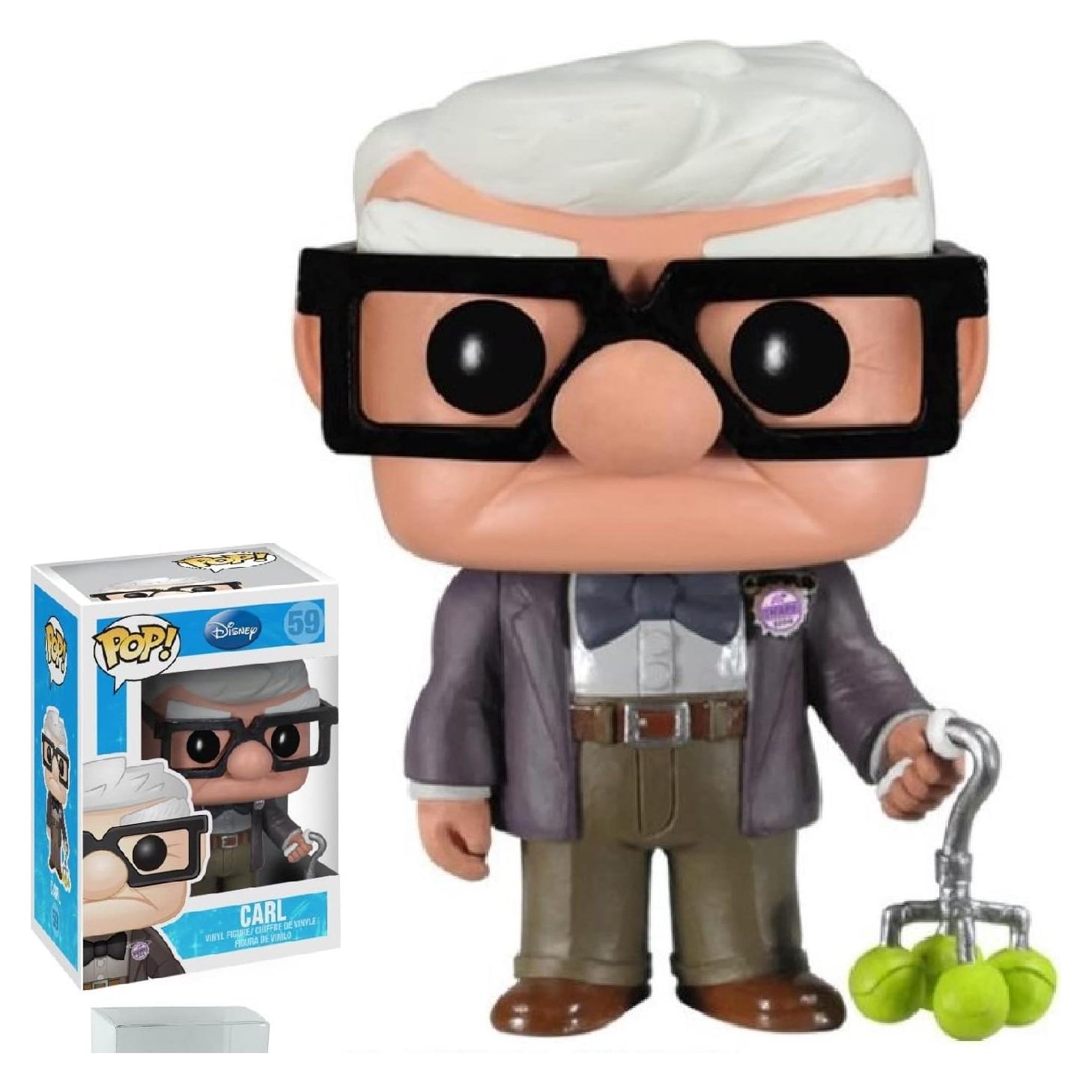 Figura de Vinilo Funko Pop Disney Carl #59 9.5cm con Protector