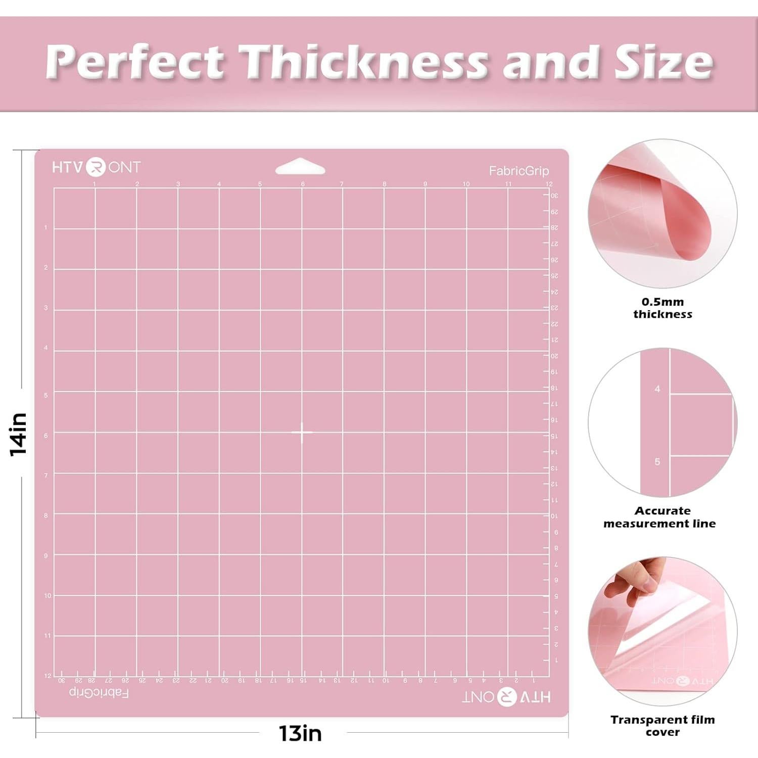 Alfombrillas de Corte HTVRONT 12x12 para Cricut - Paquete de 2