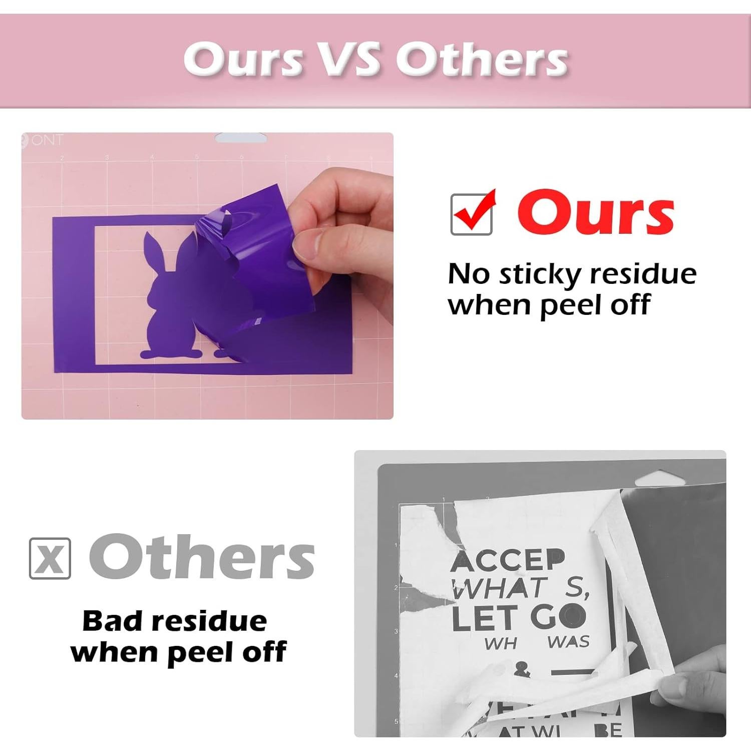 Alfombrillas de Corte HTVRONT 12x12 para Cricut - Paquete de 2