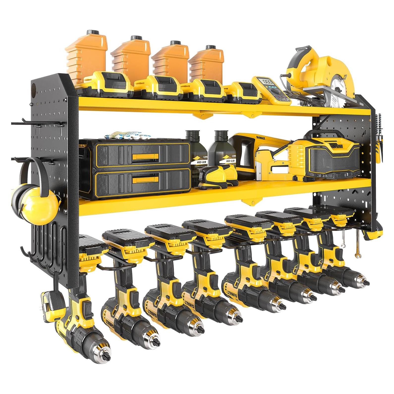 Organizador de Herramientas Eléctricas KAFAHOM 3 Capas 8 Taladros