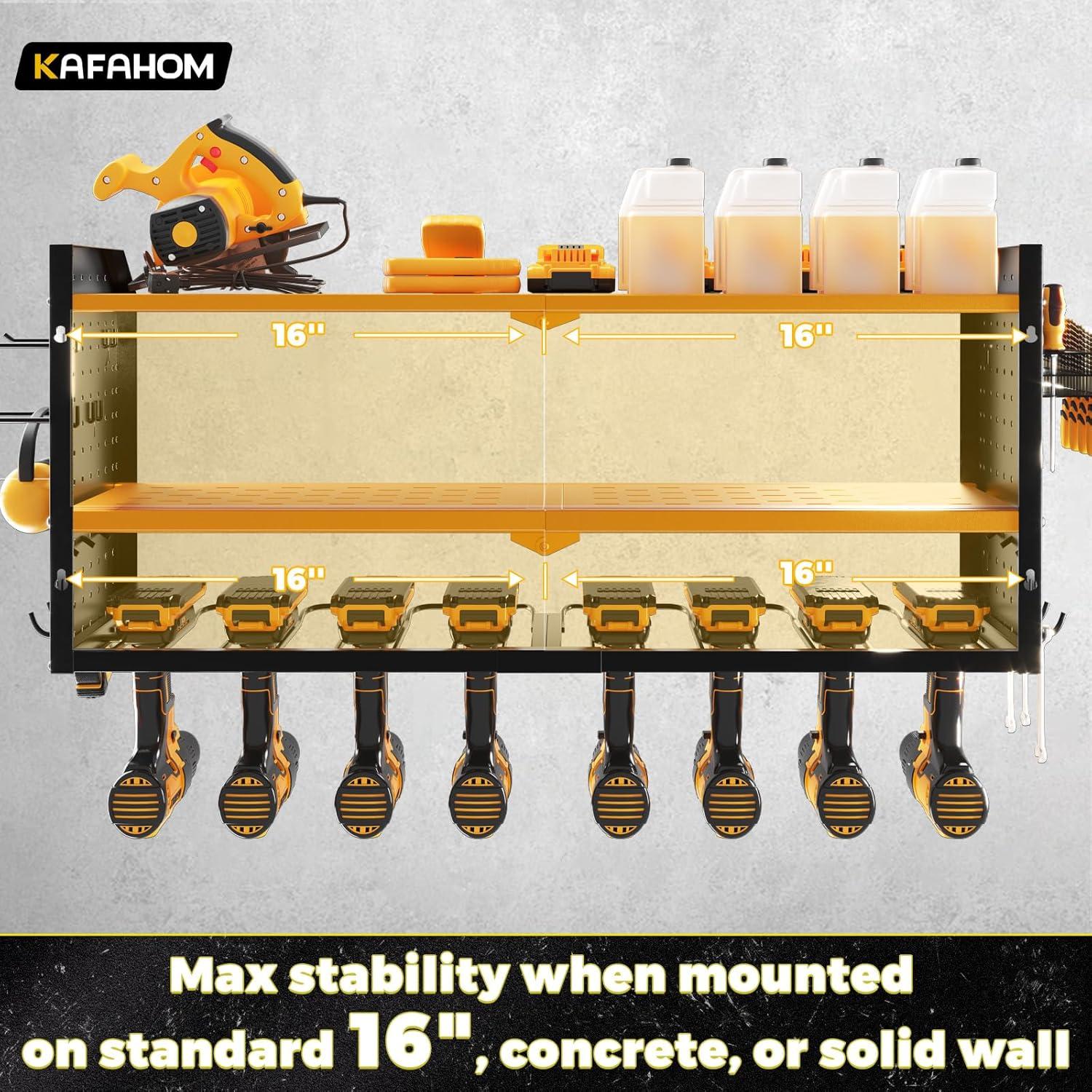 Organizador de Herramientas Eléctricas KAFAHOM 3 Capas 8 Taladros