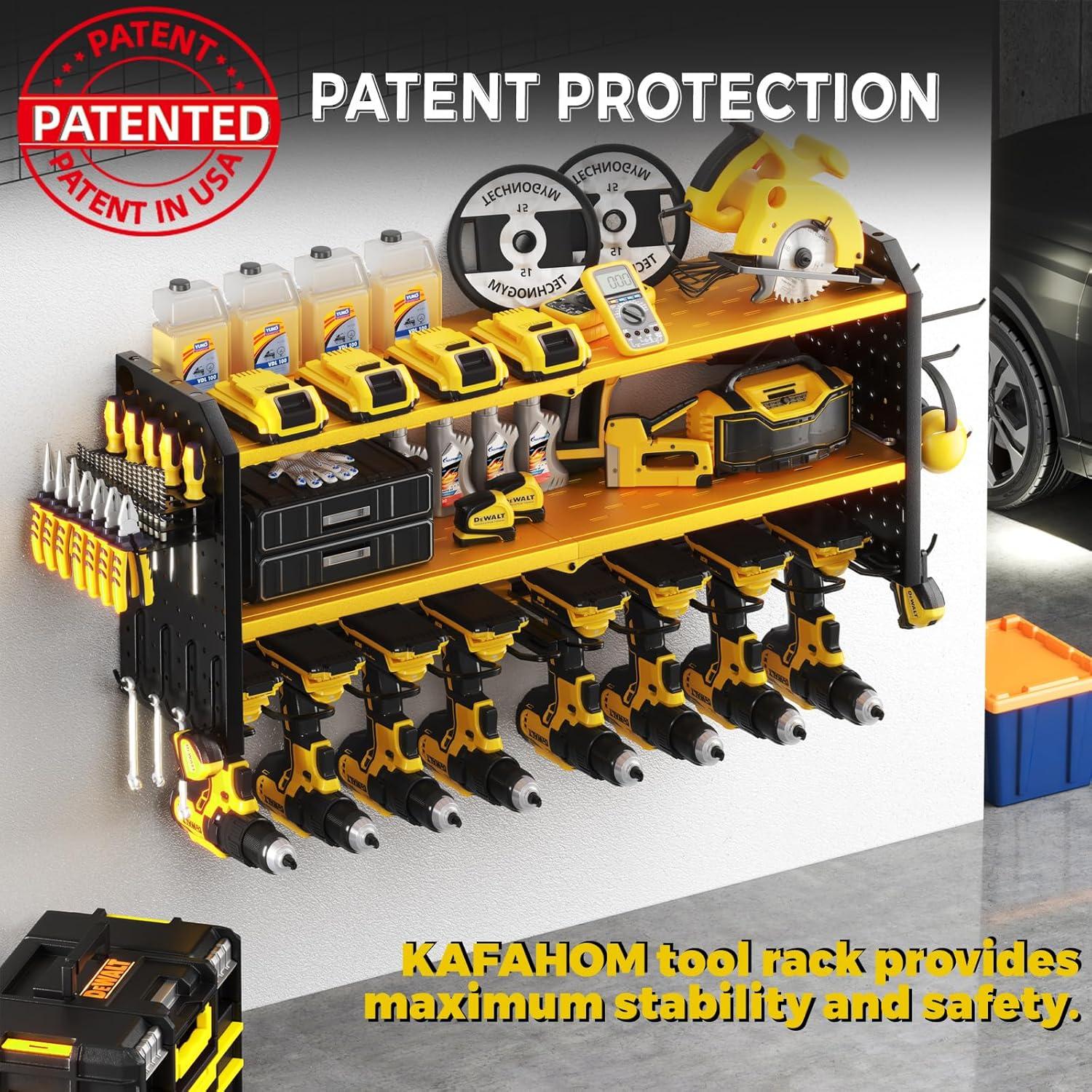 Organizador de Herramientas Eléctricas KAFAHOM 3 Capas 8 Taladros