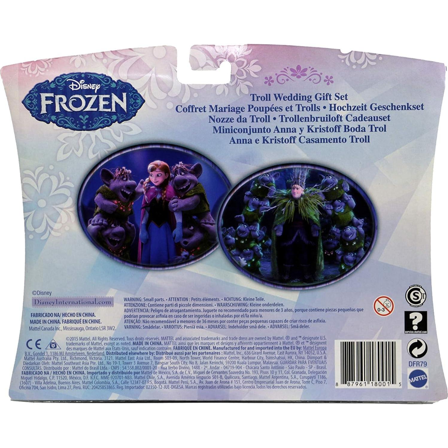 Conjunto de Muñecas Anna y Kristoff de Disney Frozen - Boda