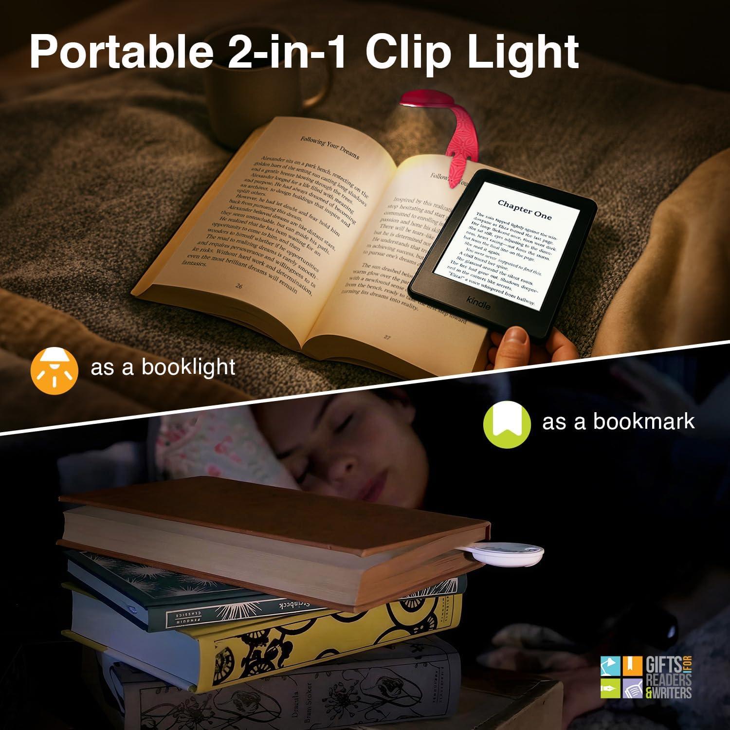 Luz de Lectura Portátil Flexilight Regalos para Lectores 8 Lúmenes