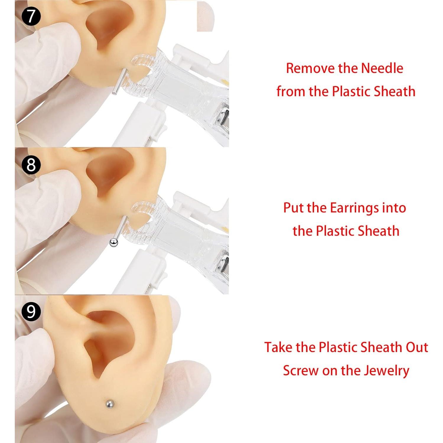 Pistola de Perforación Sin Dolor YOFANST G23 Titanio Grado 23