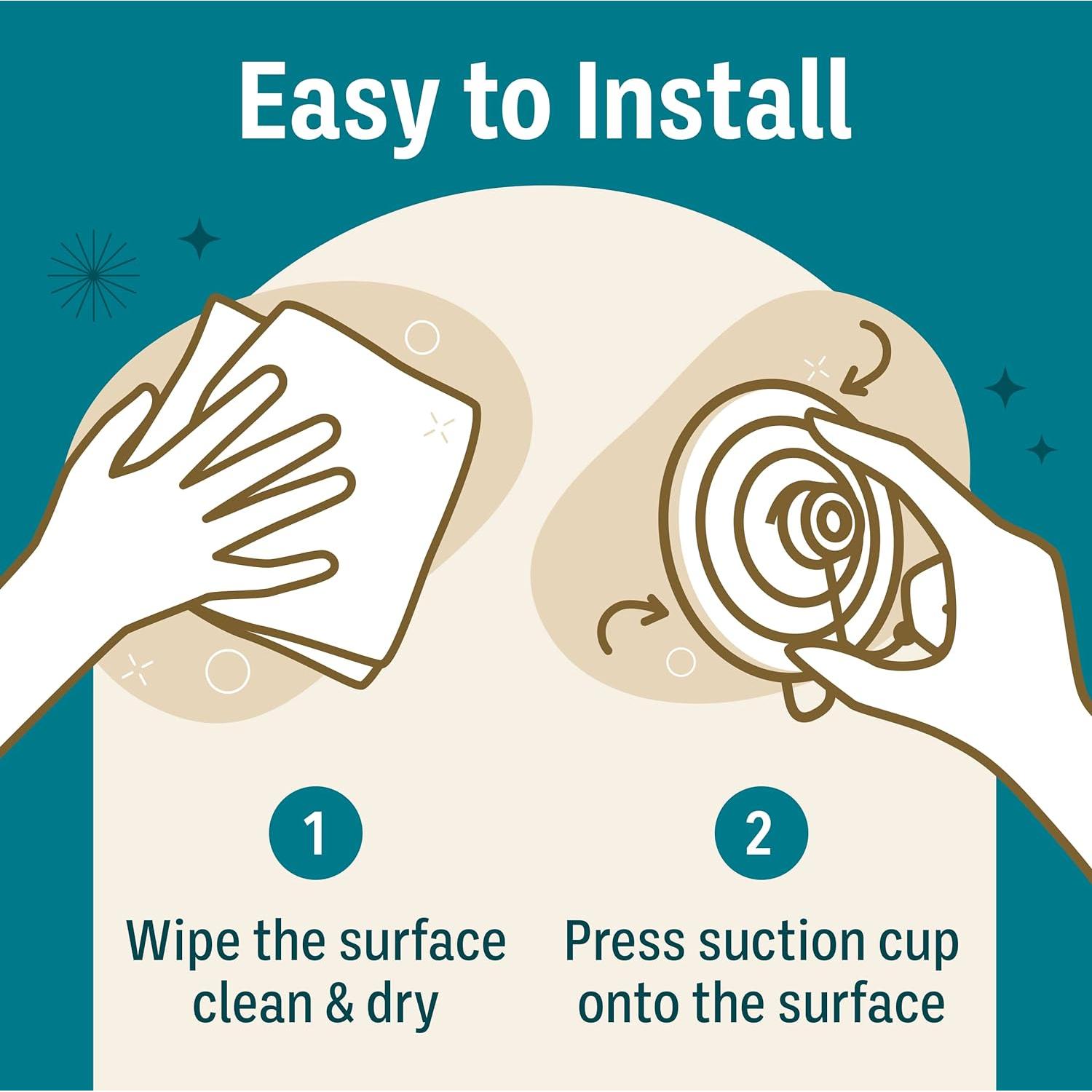 Ganchos de Ventosa Holiday Joy para Pared - 8 Unidades 0.45 kg