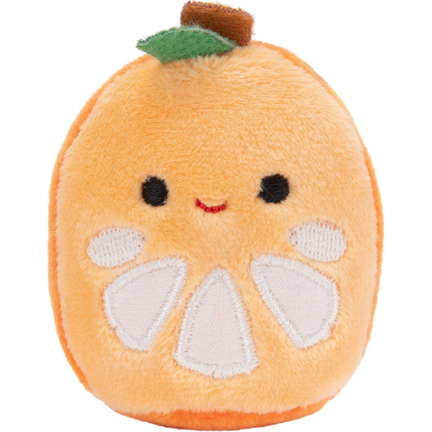 Mini Peluches Squishmallows Escuadrón de Frutas 6 Piezas 5.08 cm
