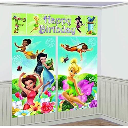 Kit de Decoración de Paredes Disney Campanita 2 Piezas Cumpleaños