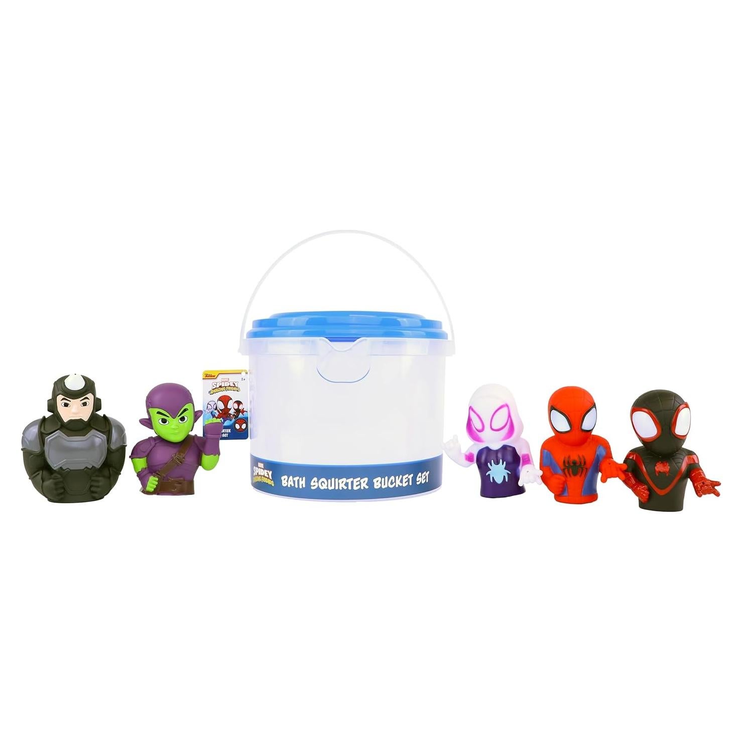 Set de Juguetes de Baño Spidey & Friends 6 Piezas