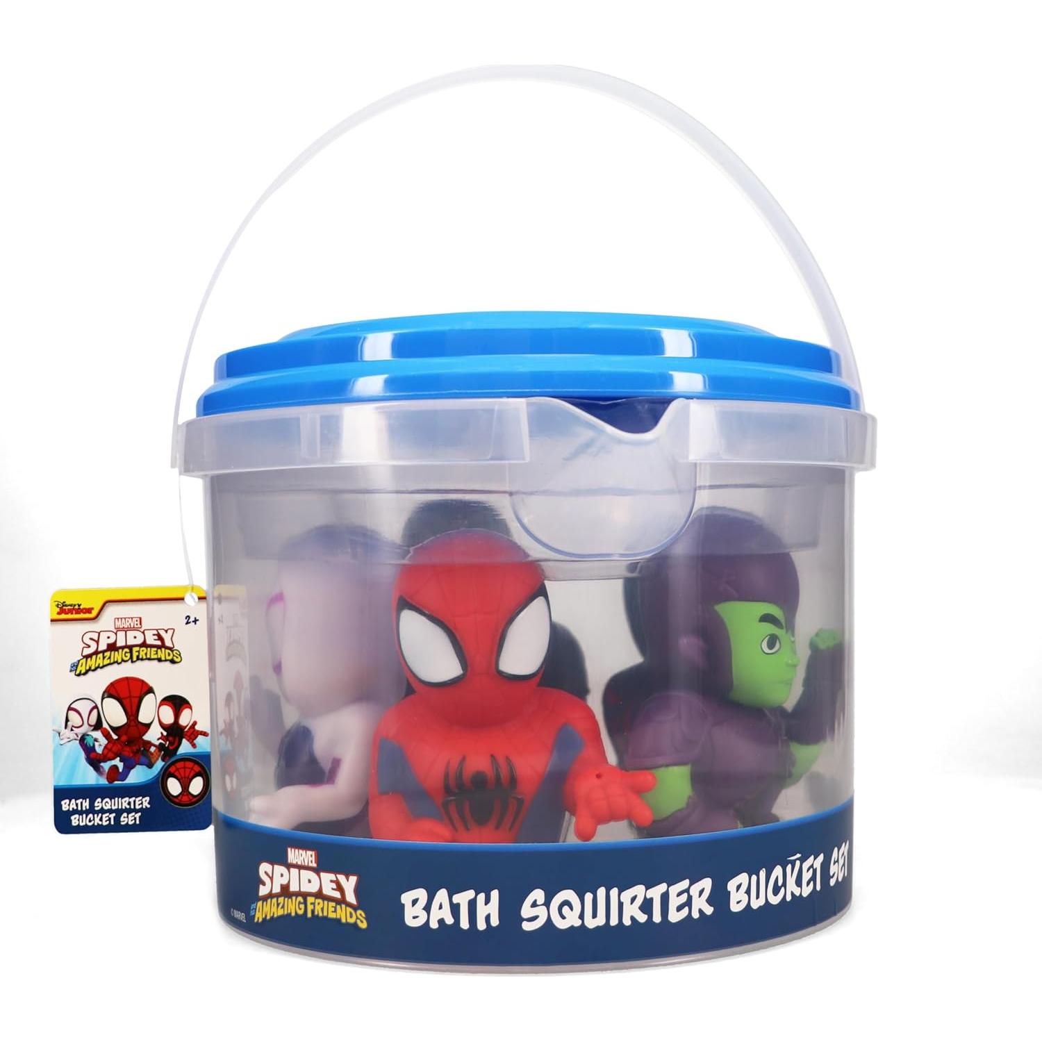 Set de Juguetes de Baño Spidey & Friends 6 Piezas