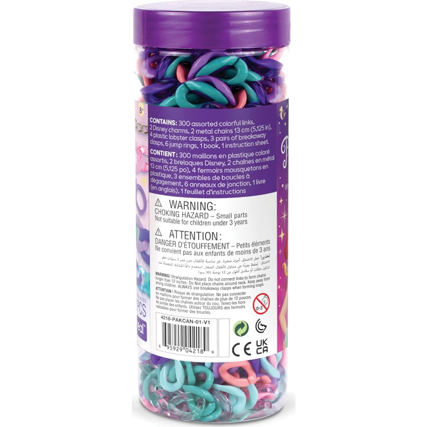 Kit de Joyería DIY Hazlo Real Ariel - 300 Piezas para Niñas 8+