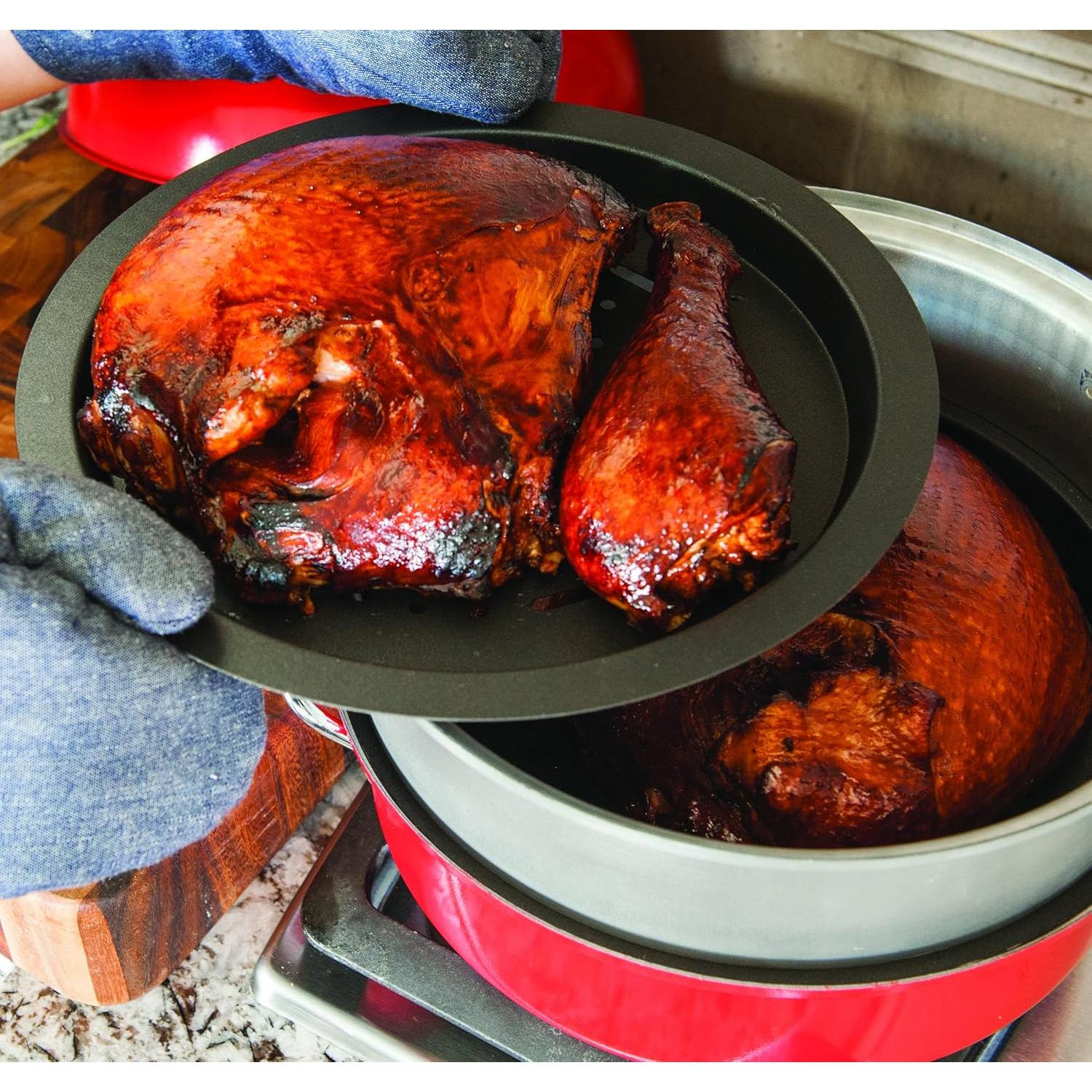 Kit de Extensión para Ahumador Kettle Nordic Ware 27.43 cm Plata