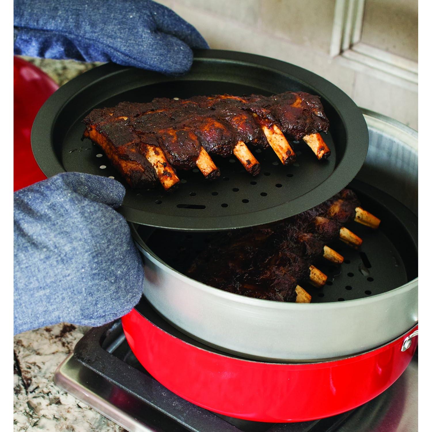 Kit de Extensión para Ahumador Kettle Nordic Ware 27.43 cm Plata