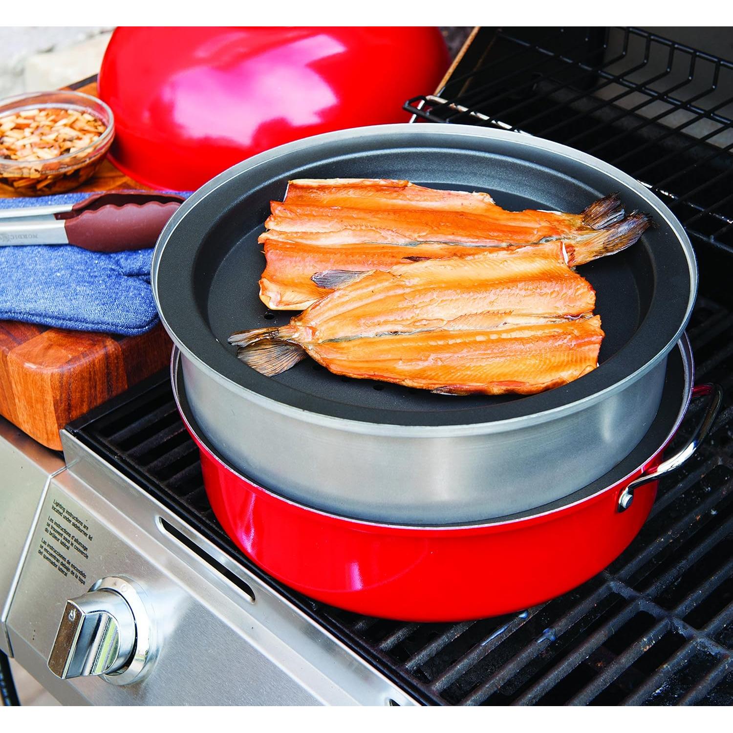 Kit de Extensión para Ahumador Kettle Nordic Ware 27.43 cm Plata