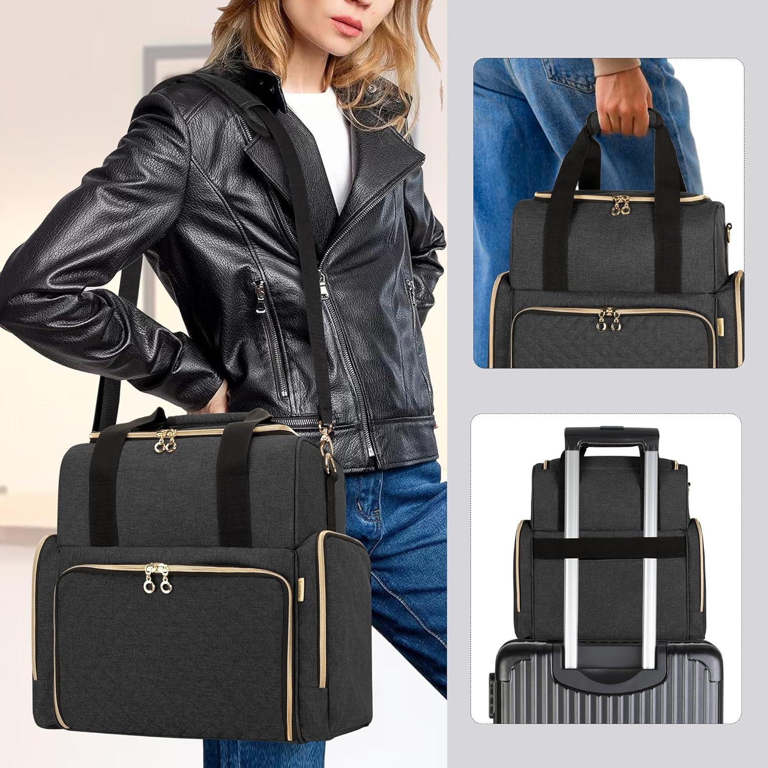 Funda de Viaje para Tatuajes LUXJA Negra con 3 Estuches Extraíbles