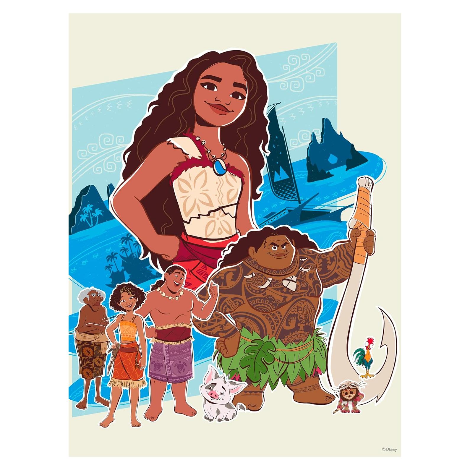 Rompecabezas Ceaco Disney Moana 300 Piezas Sobredimensionadas