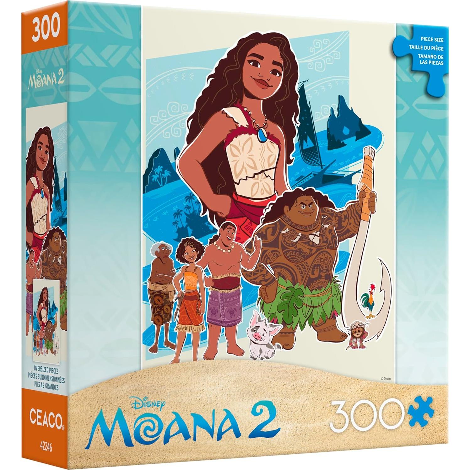 Rompecabezas Ceaco Disney Moana 300 Piezas Sobredimensionadas