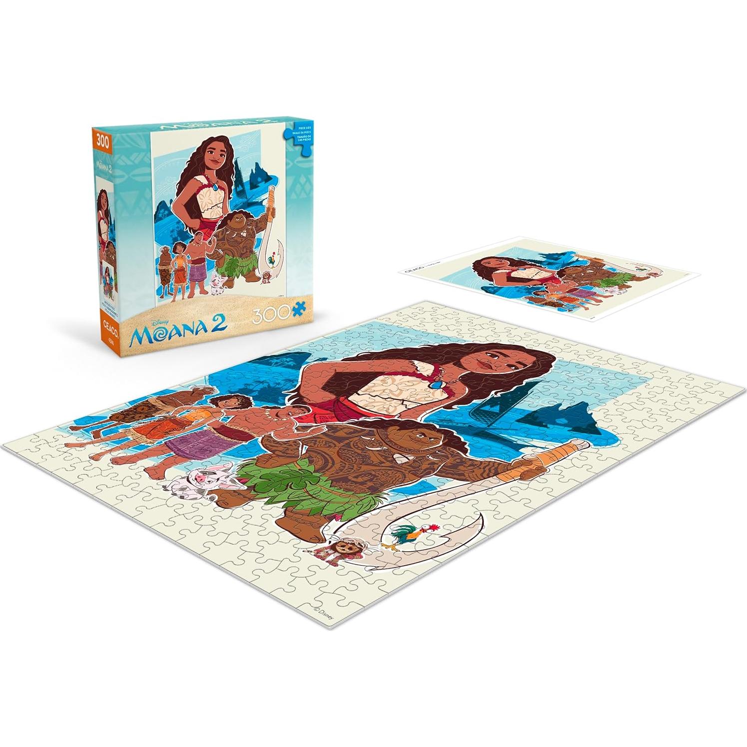 Rompecabezas Ceaco Disney Moana 300 Piezas Sobredimensionadas