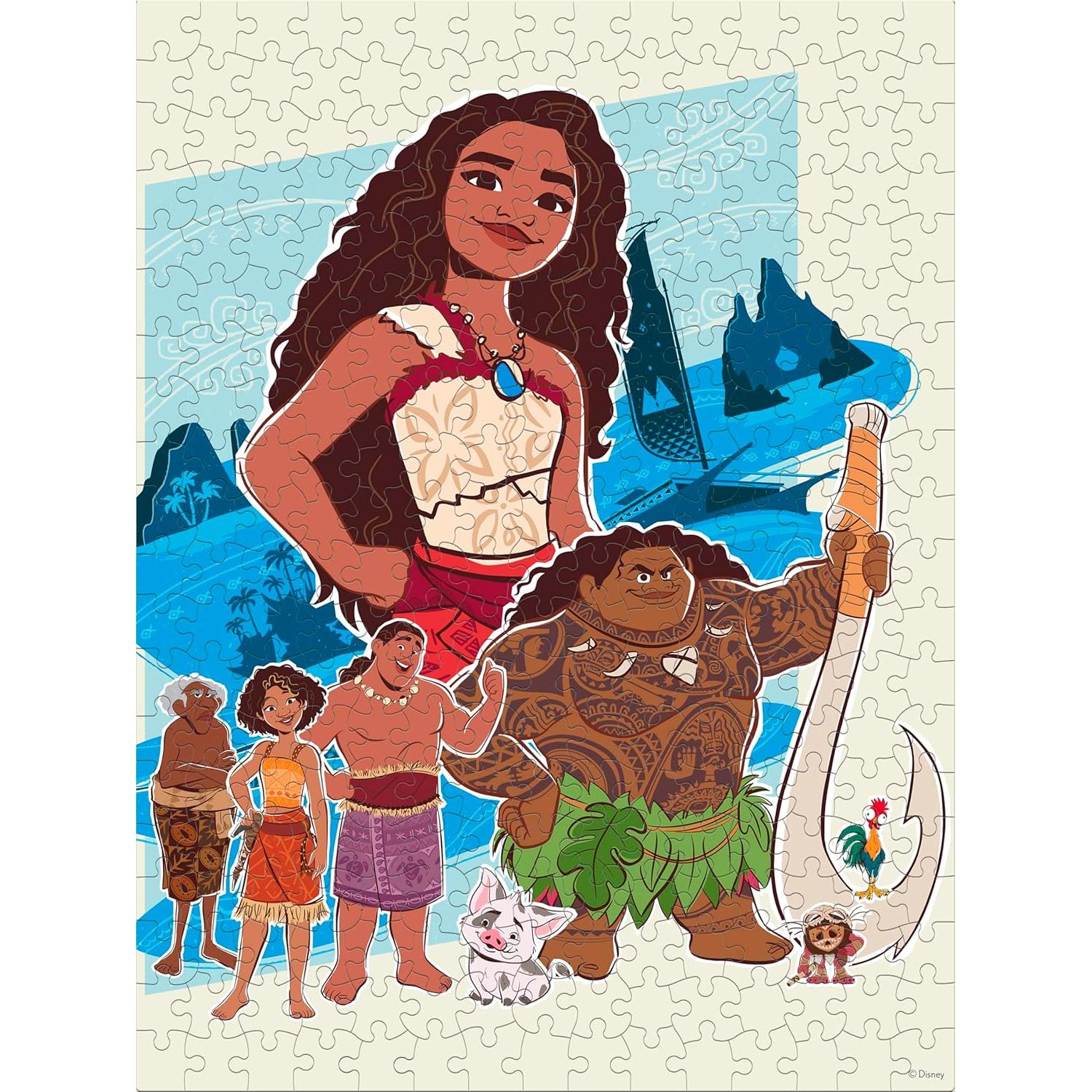 Rompecabezas Ceaco Disney Moana 300 Piezas Sobredimensionadas