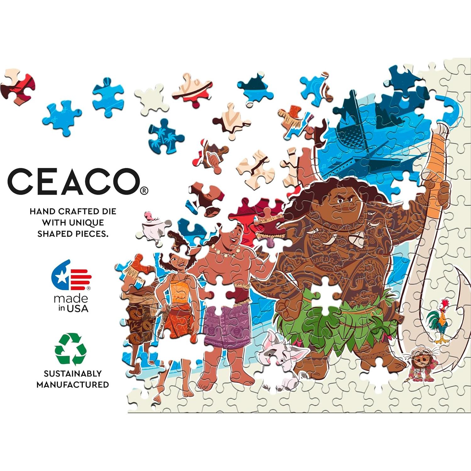 Rompecabezas Ceaco Disney Moana 300 Piezas Sobredimensionadas