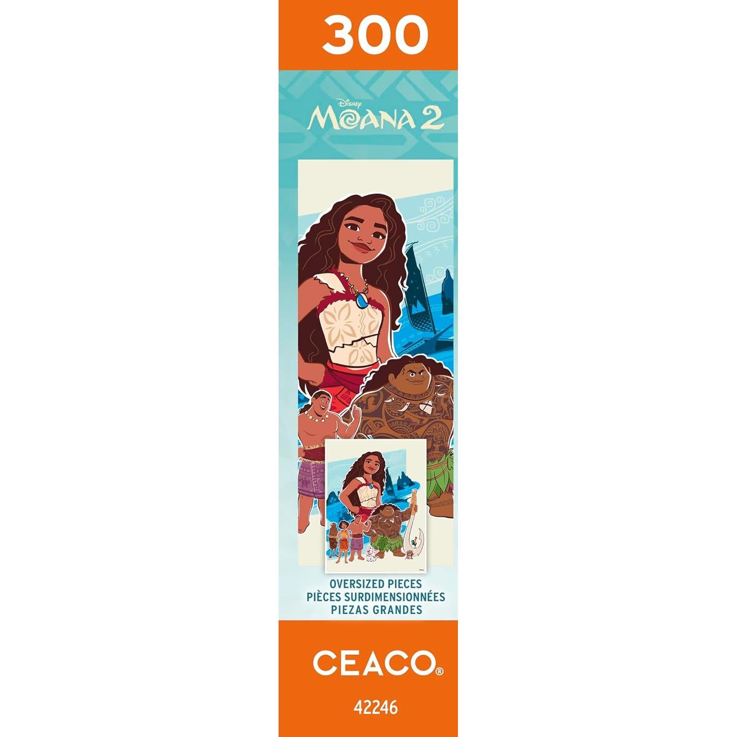 Rompecabezas Ceaco Disney Moana 300 Piezas Sobredimensionadas